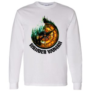 Wander Woman Compass For Hiking Lover Shirt