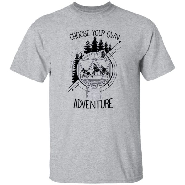 Mountain Inside Dice Choose Your Own Adventure for Hiking Lover Shirt