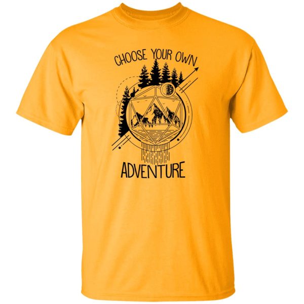 Mountain Inside Dice Choose Your Own Adventure for Hiking Lover Shirt