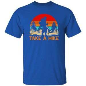 Take A Hike Outdoors Mountain Hiking Lover Retro Vintage Shirt