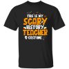 Halloween Scary Costume History Teacher Shirt