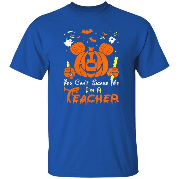 Mickey mouse you can’t scare me I’m a teacher Halloween Shirt