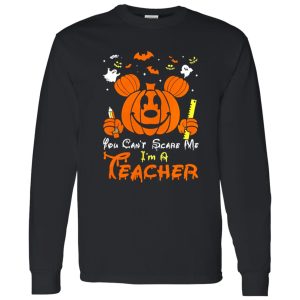 Mickey mouse you can’t scare me I’m a teacher Halloween Shirt