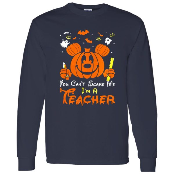 Mickey mouse you can’t scare me I’m a teacher Halloween Shirt