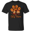 Dog Mom Autumn Leaves Halloween Shirt