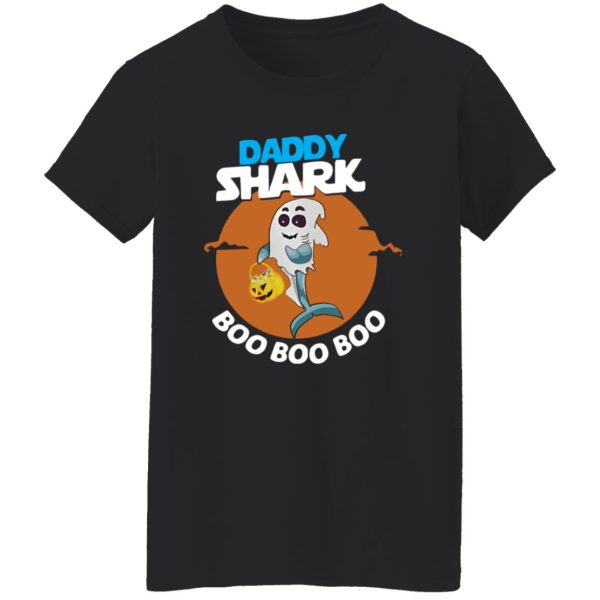 Daddy shark ghost boo boo boo Halloween Shirt