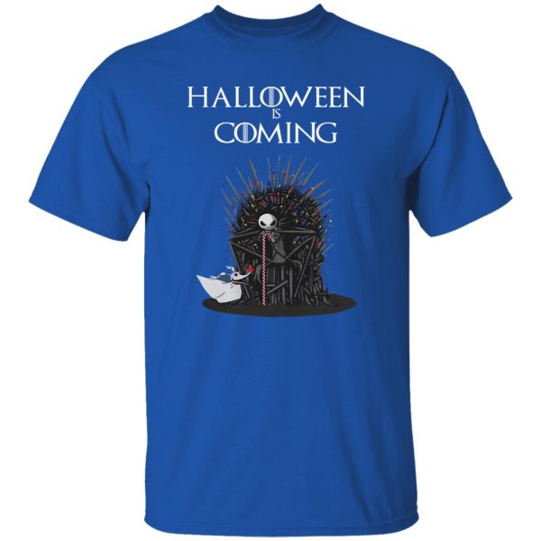 Halloween is coming Jack Skellington Throne Shirt