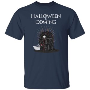 Halloween is coming Jack Skellington Throne Shirt