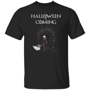 Halloween is coming Jack Skellington Throne Shirt