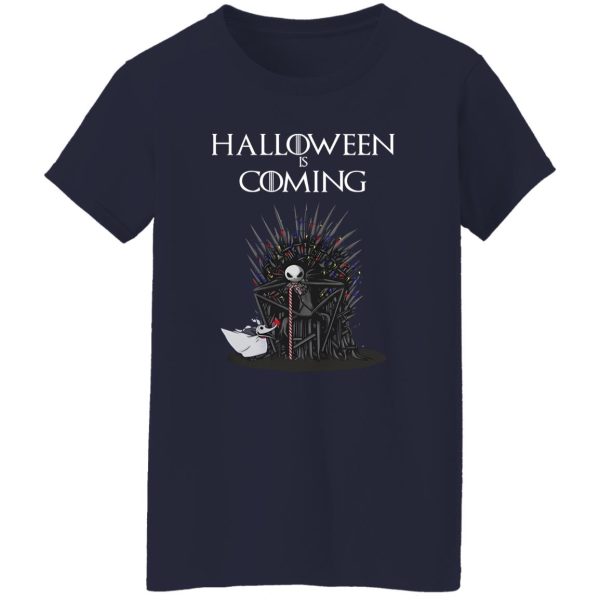 Halloween is coming Jack Skellington Throne Shirt