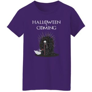 Halloween is coming Jack Skellington Throne Shirt