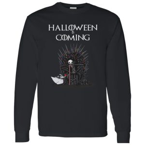 Halloween is coming Jack Skellington Throne Shirt