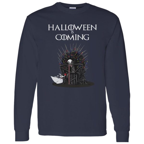 Halloween is coming Jack Skellington Throne Shirt