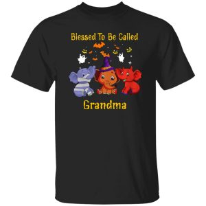 Blessed To Be Called Grandma Elephant Shirt