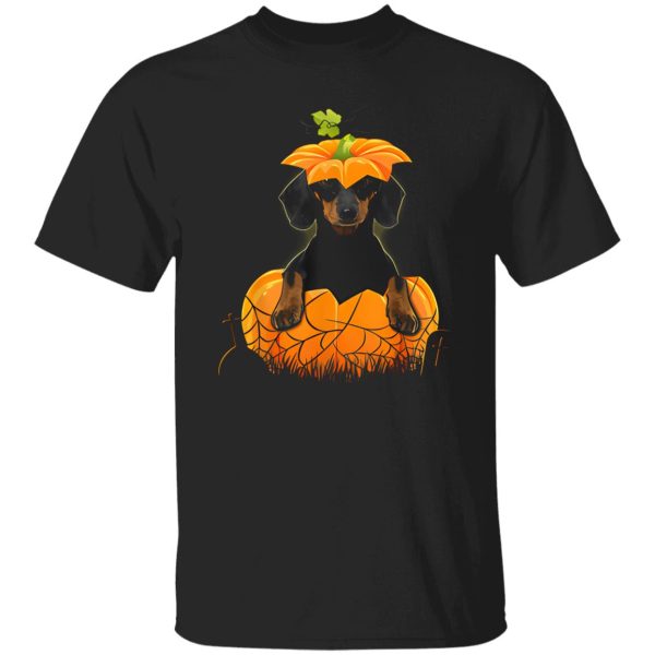 Dachshund Pumpkin Halloween For Men Woman Shirt