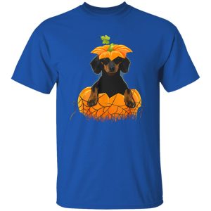 Dachshund Pumpkin Halloween For Men Woman Shirt