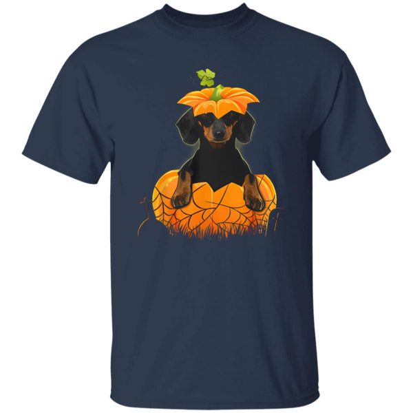 Dachshund Pumpkin Halloween For Men Woman Shirt