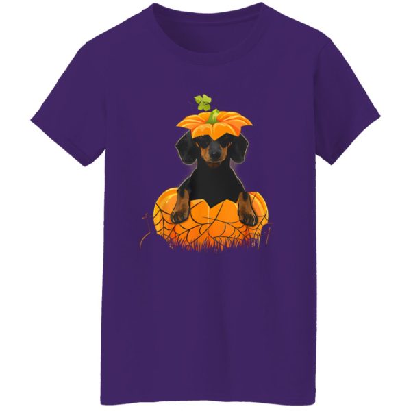 Dachshund Pumpkin Halloween For Men Woman Shirt