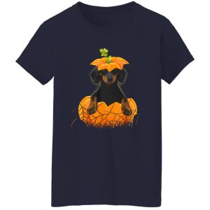 Dachshund Pumpkin Halloween For Men Woman Shirt