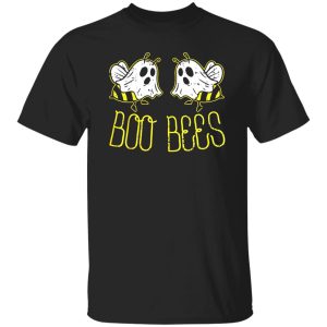 Boo Bees Funny Halloween Matching Couple Her Costume Shirt