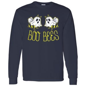 Boo Bees Funny Halloween Matching Couple Her Costume Shirt