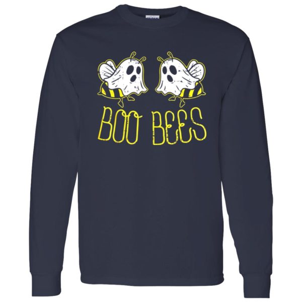 Boo Bees Funny Halloween Matching Couple Her Costume Shirt