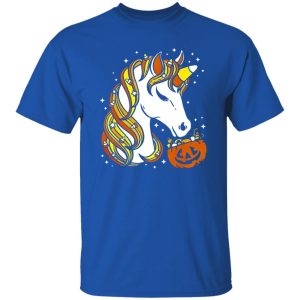 Candy Corn Unicorn Halloween Shirt