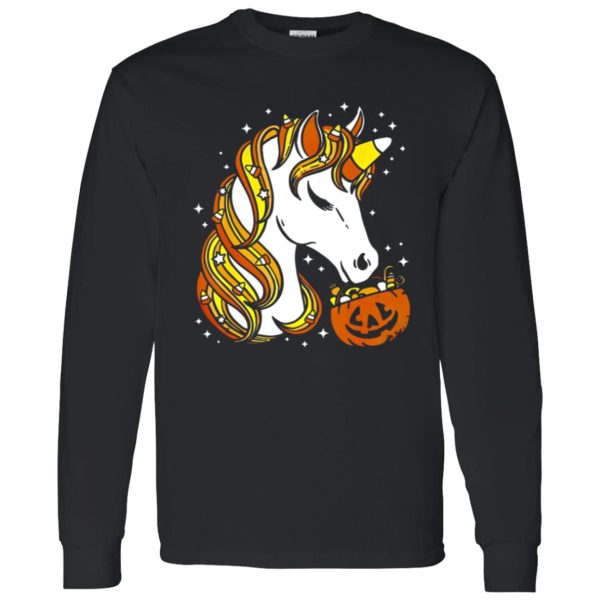 Candy Corn Unicorn Halloween Shirt