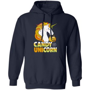 Cute Candy Corn Unicorn Halloween Girls Outfit Shirt