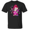 Cute Breast Cancer Girl Sugar Skull Costume Halloween Shirt