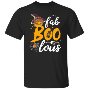 Faboolous Funny Boo Ghost Halloween Costume Womens Vintage Sport Shirt