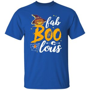 Faboolous Funny Boo Ghost Halloween Costume Womens Vintage Sport Shirt