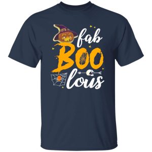 Faboolous Funny Boo Ghost Halloween Costume Womens Vintage Sport Shirt