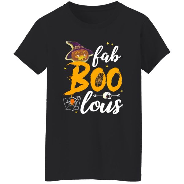 Faboolous Funny Boo Ghost Halloween Costume Womens Vintage Sport Shirt