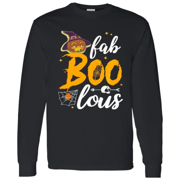 Faboolous Funny Boo Ghost Halloween Costume Womens Vintage Sport Shirt