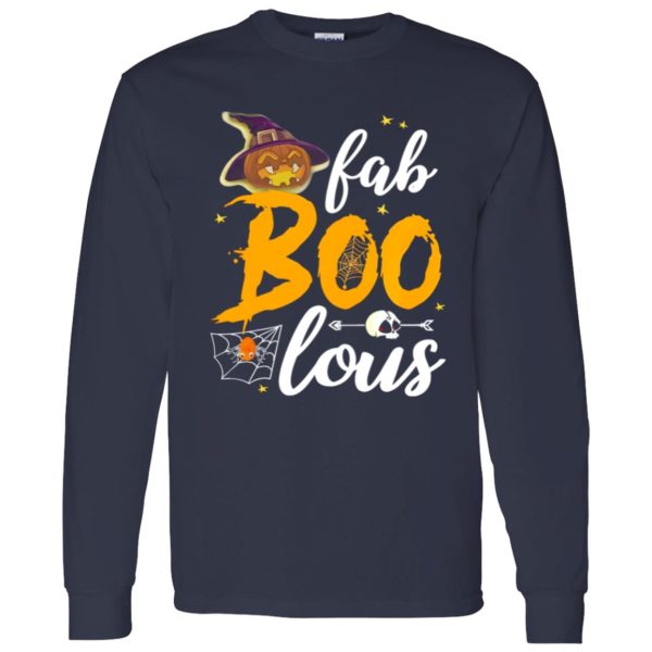 Faboolous Funny Boo Ghost Halloween Costume Womens Vintage Sport Shirt