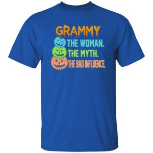 Halloween Grammy The Woman The Myth The Bad Influence Shirt