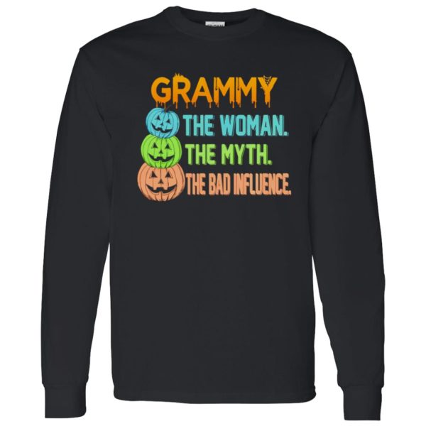 Halloween Grammy The Woman The Myth The Bad Influence Shirt