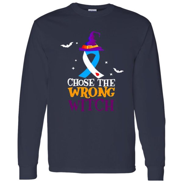 Diabetes Choose The Wrong Witch Halloween Shirt