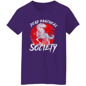 Halloween Dinosaur Diabetes Awareness Dead Pancreas Society Shirt