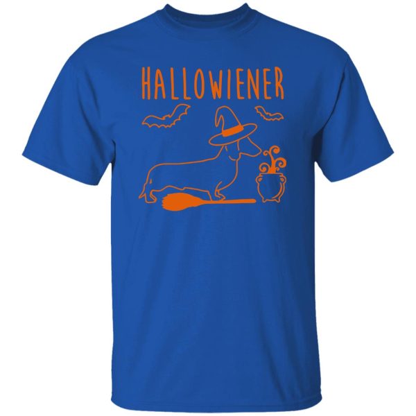 Halloween Dachshund witch Halloweiner Shirt