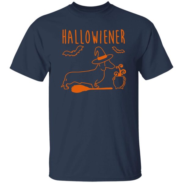 Halloween Dachshund witch Halloweiner Shirt