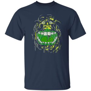 Ghostbusters Slimer Face Halloween Costume Graphic Shirt