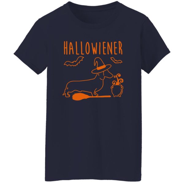 Halloween Dachshund witch Halloweiner Shirt