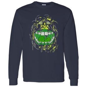 Ghostbusters Slimer Face Halloween Costume Graphic Shirt