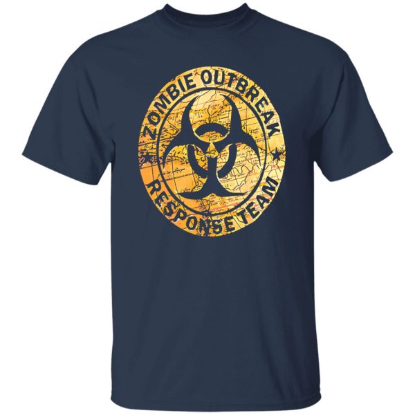 Halloween Apocalypse Outbreak Zombie Response Team Shirt