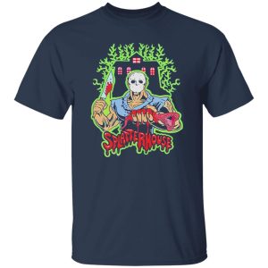 Halloween michael myers holding knife splatterhouse Shirt