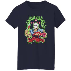 Halloween michael myers holding knife splatterhouse Shirt