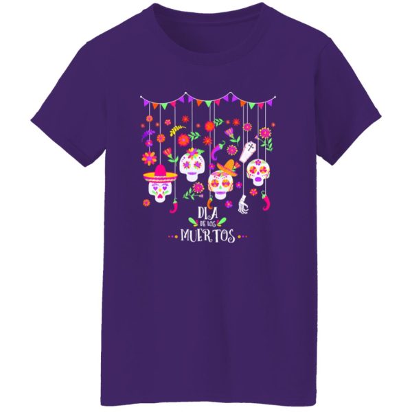 Dia De Los Muertos Funny Day of the dead Hanging skulls Shirt