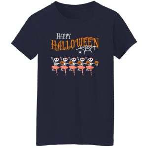 Halloween Dancing Ballet Skeleton Ballerina Costume Shirt